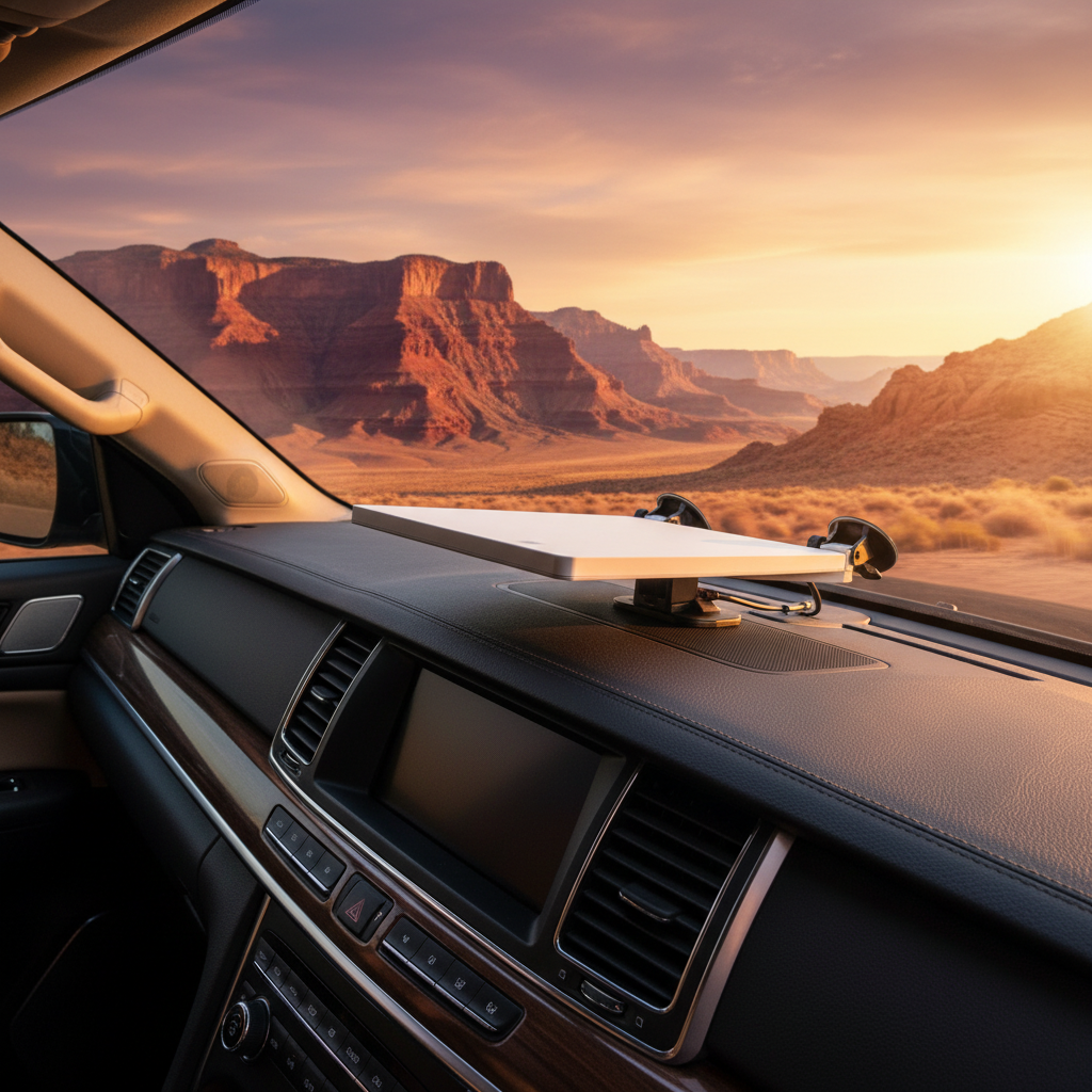 Suporte Automotivo Interno para StarLink Mini – Segurança e Performance